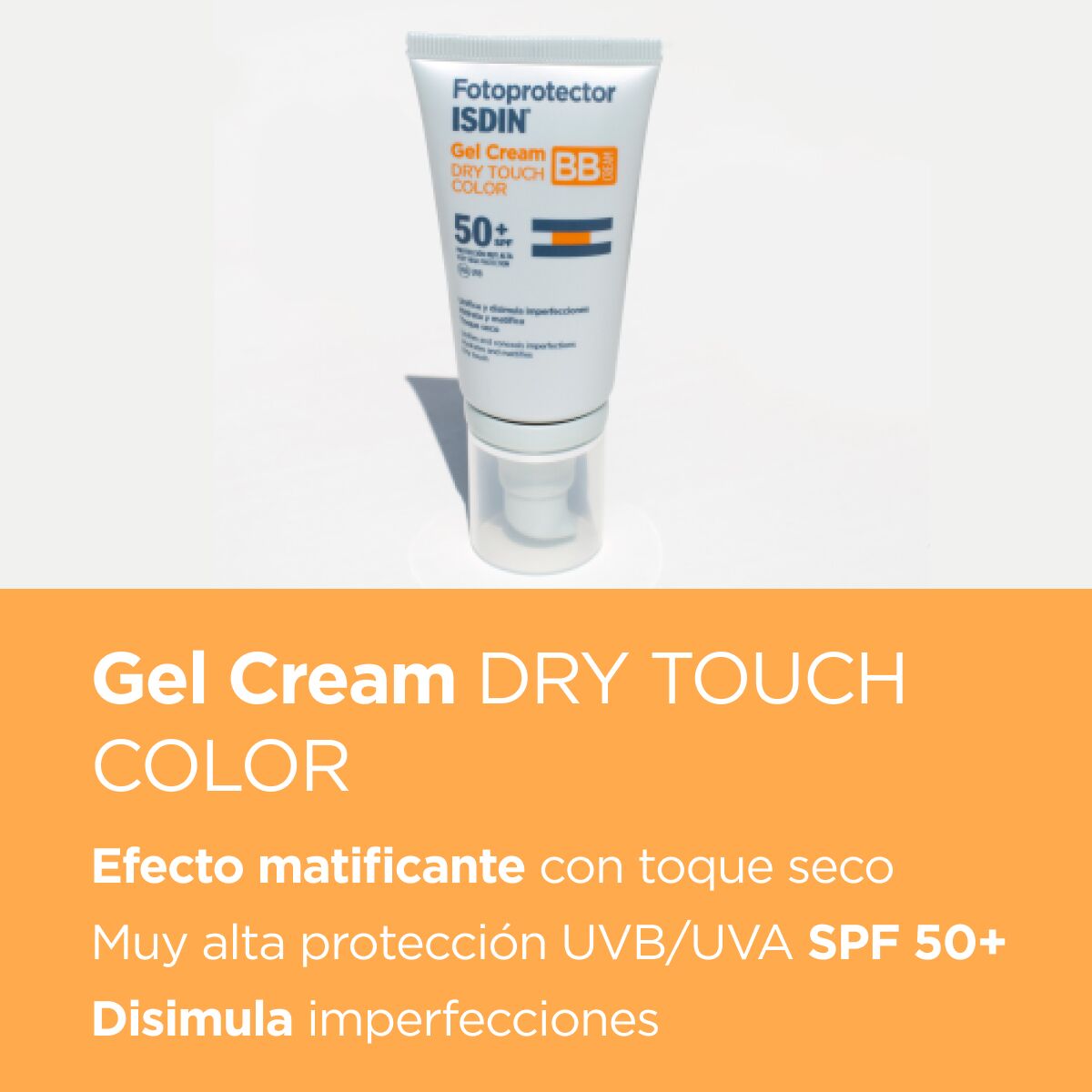 Fotoprotector Isdin Gel Cream Dry Touch Color 50+ 50Ml